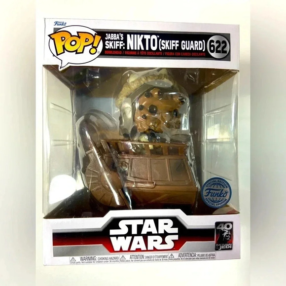 Star Wars - Jabba’s Skiff : Nikto (Skiff Guard) Large Bobblehead #622 Funko Pop! - Picture 2 of 10